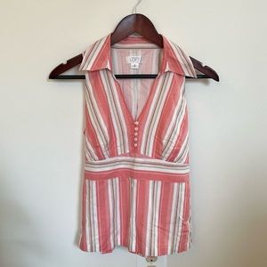 ❌SOLD❌ Loft - Collared Tank Top Blouse